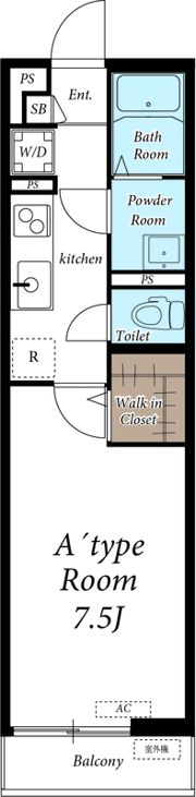 グレイス西船橋の間取り画像