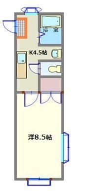 ホワイトキャッスル南小泉12番館の間取り画像