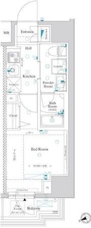 AXASレジデンス目黒東の間取り画像