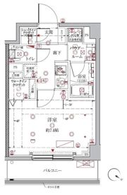 クレイシア東十条の間取り画像