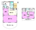 中野ホーム枝松5丁目6‐21借家の間取り画像