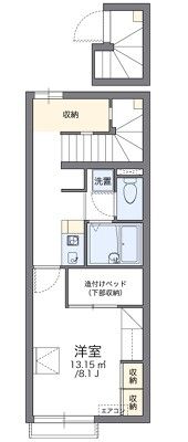 レオパレスクレール光優Ⅰの間取り画像