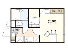 レオパレスコンフォート上東雲の間取り画像