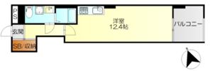 コーポ堺川の間取り画像