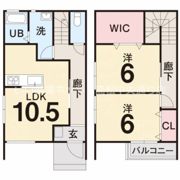 クレアの間取り画像