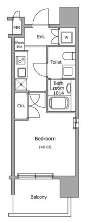 レジディア新宿御苑の間取り画像