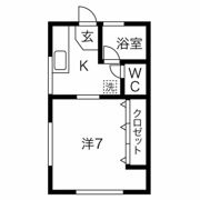 コーポ根岸A棟の間取り画像