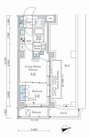 パークアクシス市谷左内町の間取り画像