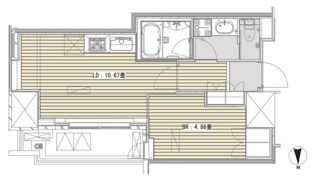 White Tower Hamamatsuchoの間取り画像