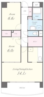 パールパレスの間取り画像