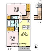 リヴェールふなはしの間取り画像