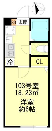 ガーデン一之江の間取り画像