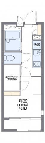 レオパレスピュアの間取り画像