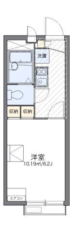 レオパレスベイサージュⅡの間取り画像