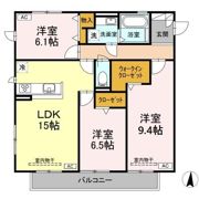 Win's Garden Bの間取り画像