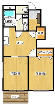 シャン・ド・フルールの間取り画像