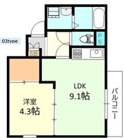 SOAR豊中庄内の間取り画像