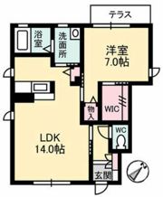 シャーメゾン紫明の間取り画像