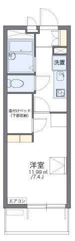 レオパレスイーストヒルズの間取り画像