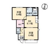 シャルーズ B棟の間取り画像