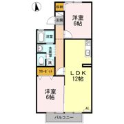 サニーハイムオーリの間取り画像