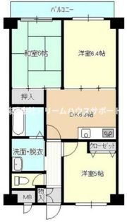 ボンノール新大津の間取り画像