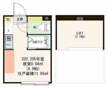 ハーモニーテラス向島Ⅱの間取り画像