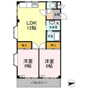 花家のハイツⅡの間取り画像