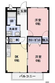 プランタン津崎の間取り画像