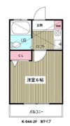 メゾン高橋B棟(K-044)の間取り画像