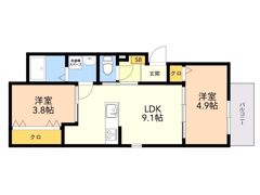 Hale Lea笹原の間取り画像