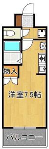アルテハイム門司駅前の間取り画像