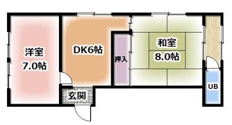 平賀マンションの間取り画像