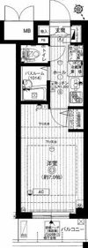 デュオステージ関内Ⅱの間取り画像