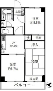 南浦和ダイヤモンドマンションの間取り画像