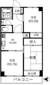 南浦和ダイヤモンドマンションの間取り画像