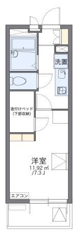 レオパレスヴィラモンドの間取り画像