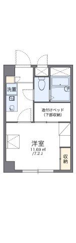レオパレス御代の台の間取り画像