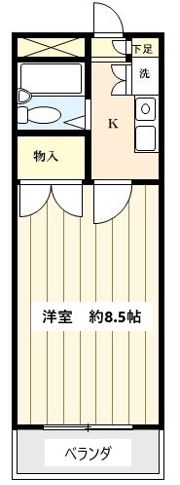 ミ・アドミラルⅡの間取り画像