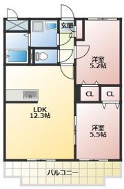 レインボーコスモスの間取り画像