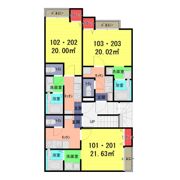 グロワール西浦和の間取り画像