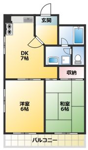 プラザウインの間取り画像