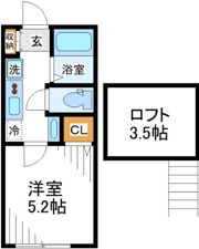クレストコート上永谷の間取り画像
