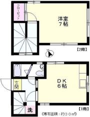 みなみ町プティヶの間取り画像