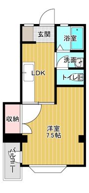 クリスタルヴィラの間取り画像