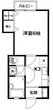 みすずアパートの間取り画像