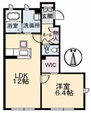 シャーメゾン北方の間取り画像