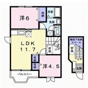 サニーコート六田2の間取り画像