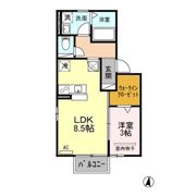 グランメールの間取り画像