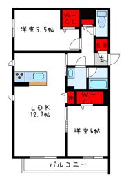 シャーメゾン和田の間取り画像